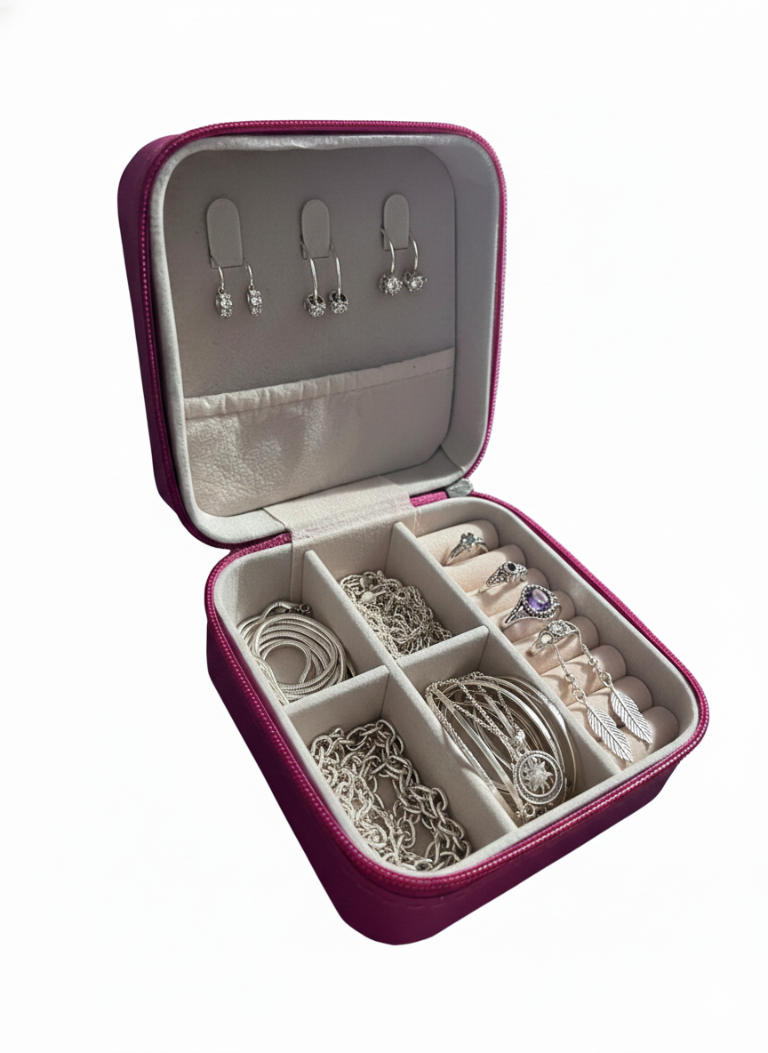 Mini Porta Jóias para Viagem